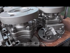 Hoge platform roestvrijstalen flens kogelkraan