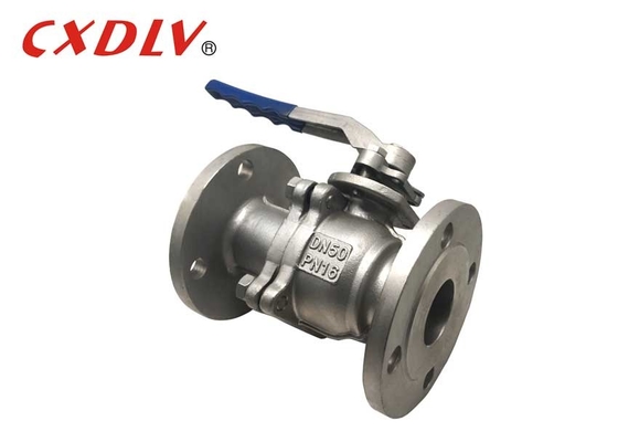 DN50 DN 100 Rustvrij staal kogelventil CF8/CF8M Flanged Connection Body PN10/16 Eindjes