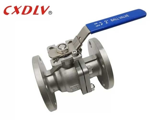150LB 300LB 2"~6" Flanged END roestvrijstalen kogelklep CF8 CF8MWCB Direct montagepad