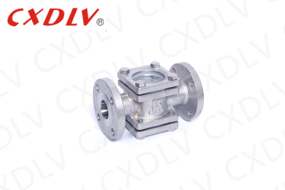 industriële zichtglas PTFE pakking binnenplaat Flanged zichtglas roestvrij staal 304