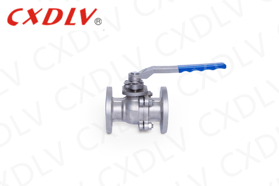 1/2"-8" laag platform DIN Standard Flange Float Ball Valve met handvat Ss304 / 316 voor water olie gas medium