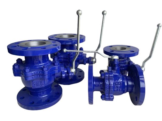 Italië Gasklep Flens Kogelkraan DN50 PN16 Stuks Lichaam Handvat Klep