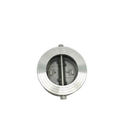 Roestvrijstalen dubbele schijf terugslagklep met hoge temperatuurbestendigheid voor water, stoom, olie en gas