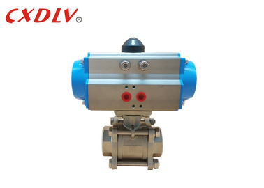 Tandheugelontwerp roterende kwartslag pneumatische actuator voor pneumatisch bediende kogelkraan