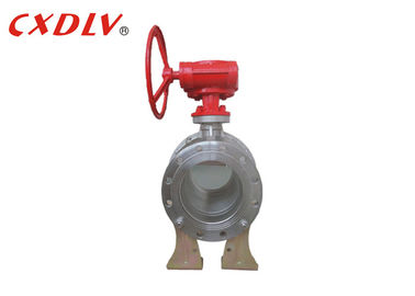 DIN3357 Trunnion Ball Valve Mounted Carbon Steel  Ith Gear Operation