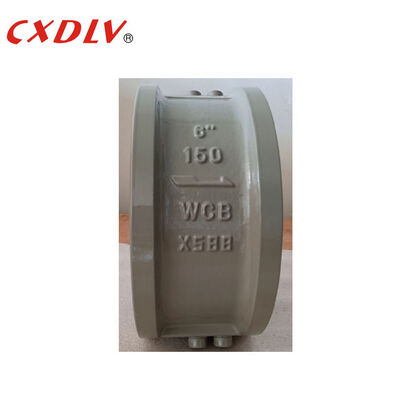 WCB Lichaam Metalen Zetel Dubbele Platen Wafer Terugslagklep Terugslagkleppen 150LB Aansluiting