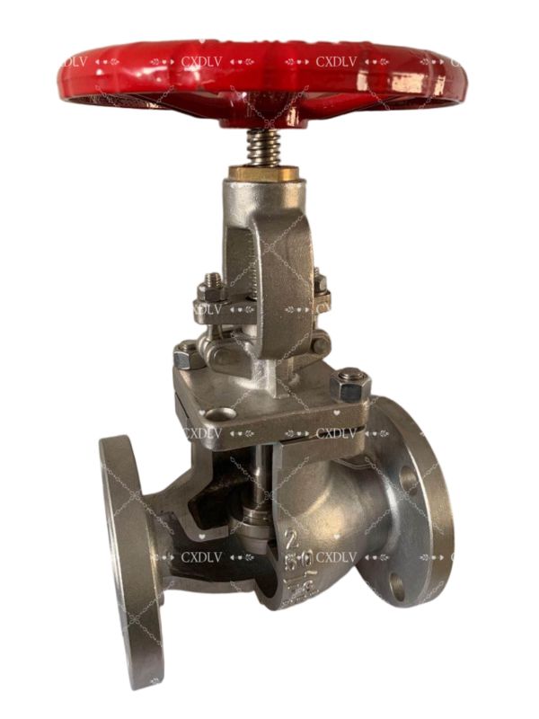 Steegend handwielpoortklep met 150LB roestvrij staal CF8M flenseinden voor vloeistofcontrole en gemakkelijke bediening