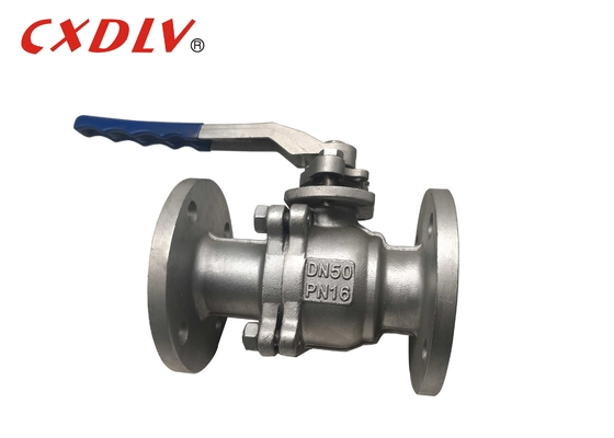 DN50 DN 100 Rustvrij staal kogelventil CF8/CF8M Flanged Connection Body PN10/16 Eindjes