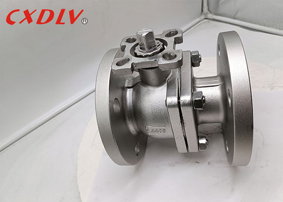 2PC Ball Valve 1.4409 Lichaam PTFE Zit Naakte Stem DIN PN16