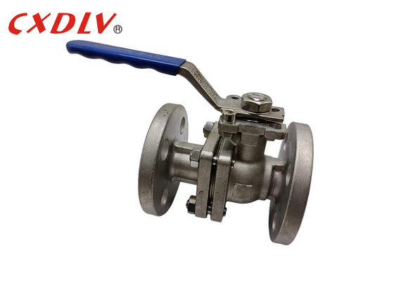 DIN PN16 SS Ball Valve 2 Slipped Parts Full Port met ISO5211 TOP