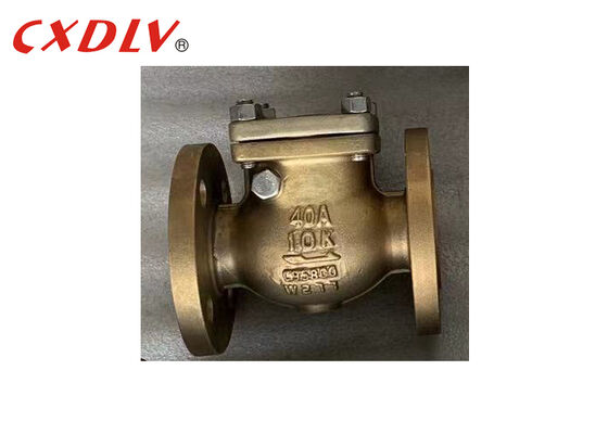 C95800 Legering Flensuiteinden Terugslagklep JIS10K Voor Scheepsbouw
