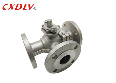 3Way Ball Valve T-type roestvrij staal DN25 DN50 DN65 DN 100 Pneumatisch elektrisch
