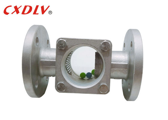 SS321 drijvend Bal Van een flens voorzien Gezichtsglas met de Verbinding van de Pyrexansi150lb Flens